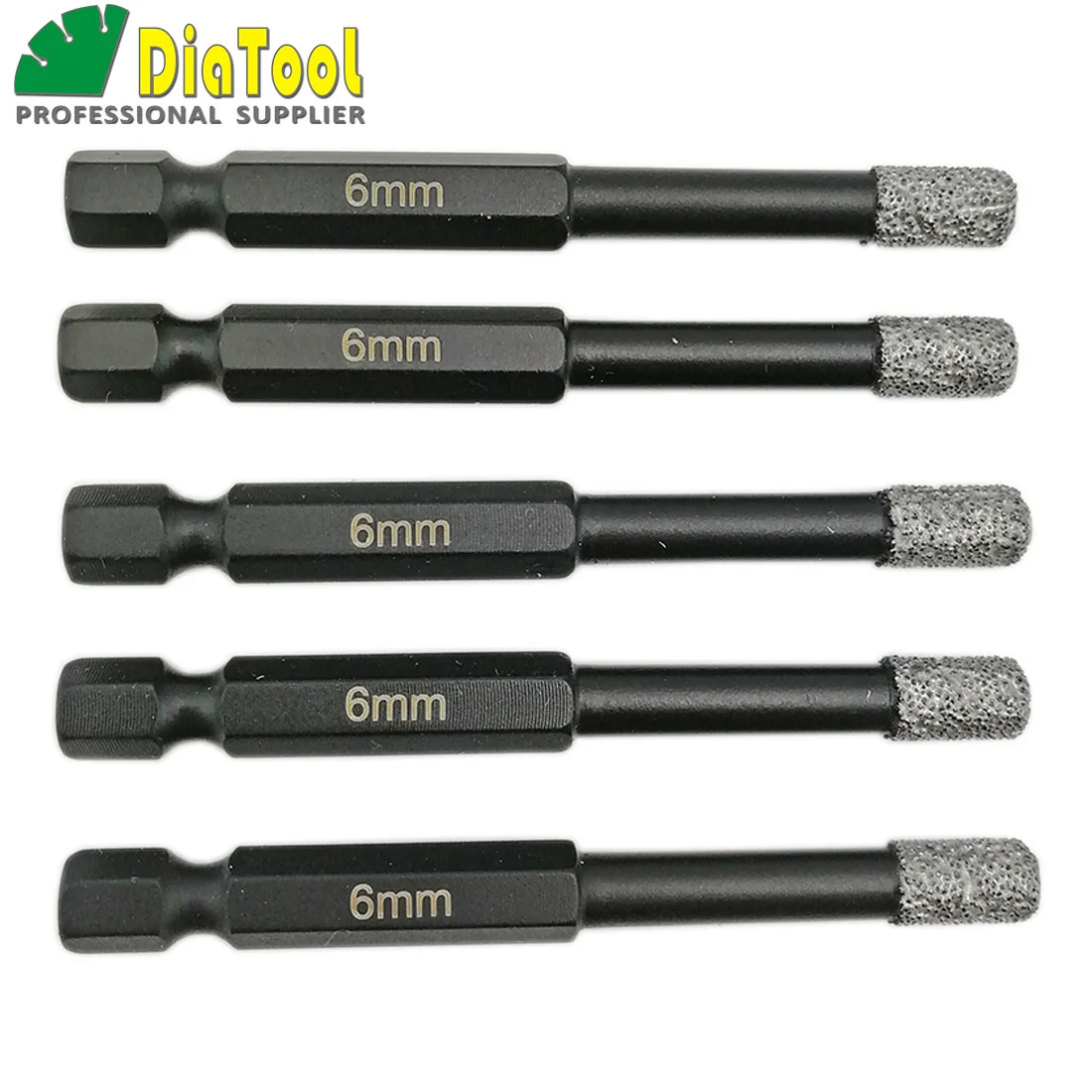 DIATOOL 5pcs Dia 6/8/10/12/14MM Dry Drilling core Bits With Quick-fit Shank For Granite &amp Marble Hole Saw | Инструменты