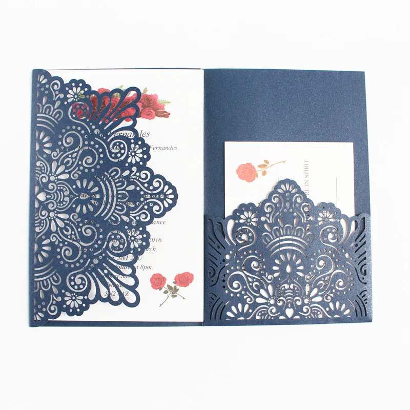 Деревенская пригласительная открытка для бракосочетания с лентой живота RSVP