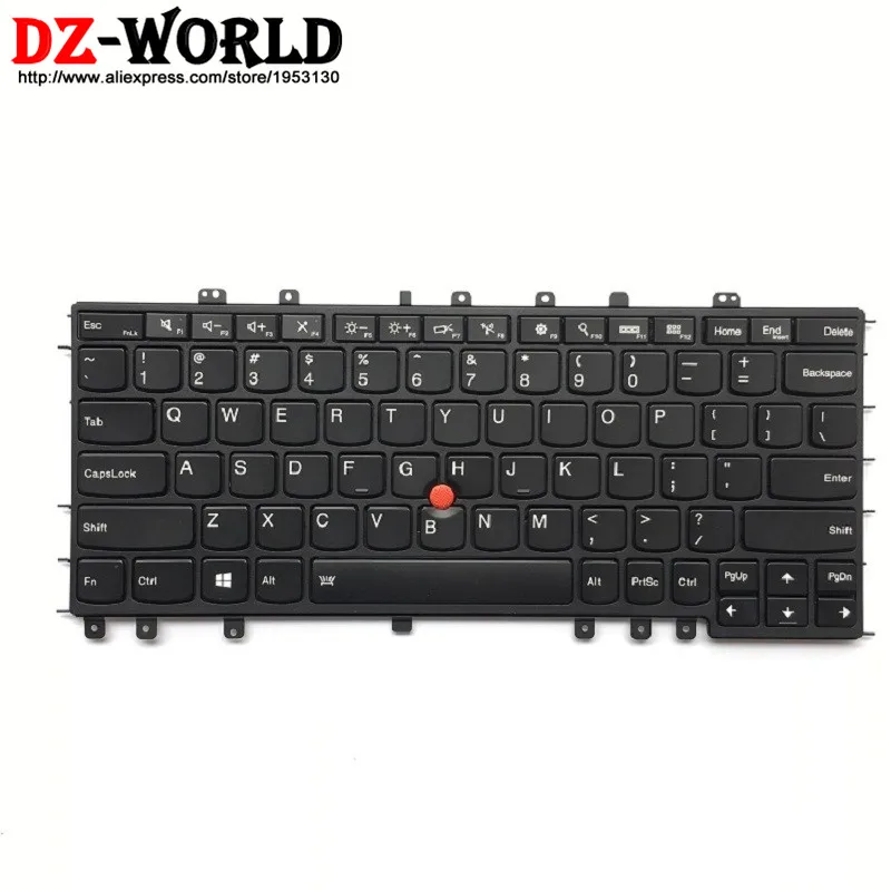 Новая Оригинальная английская клавиатура с подсветкой для Lenovo Thinkpad S1 Yoga 12 Teclado