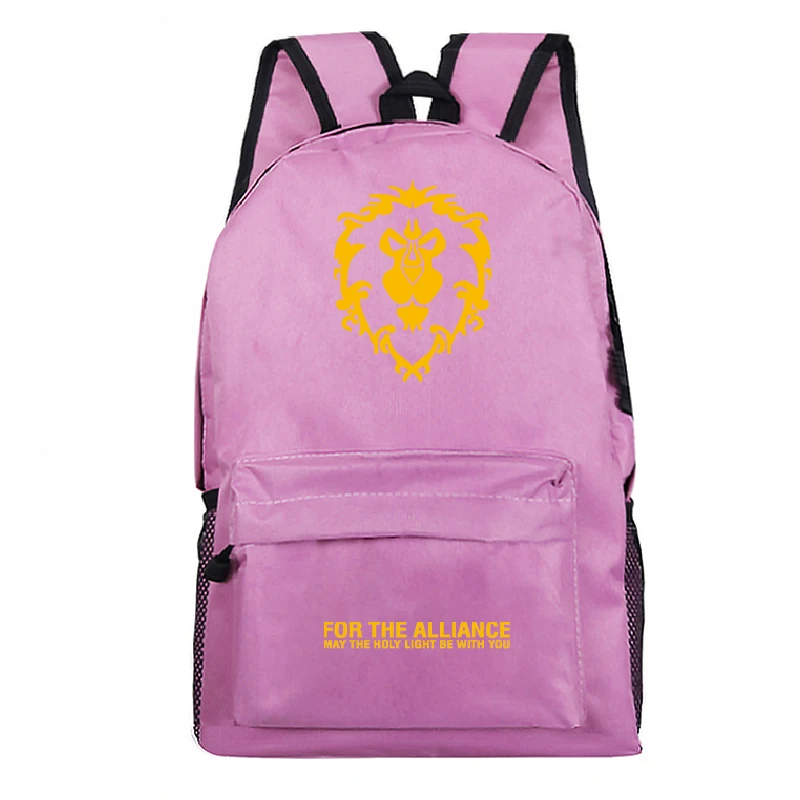 Красивый рюкзак в стиле World of Warcraft Mochila, рюкзак для студентов в колледж, рюкзак для Орды, красивый рюкзак для мужчин и женщин и подростков, рюкзак для путешествий