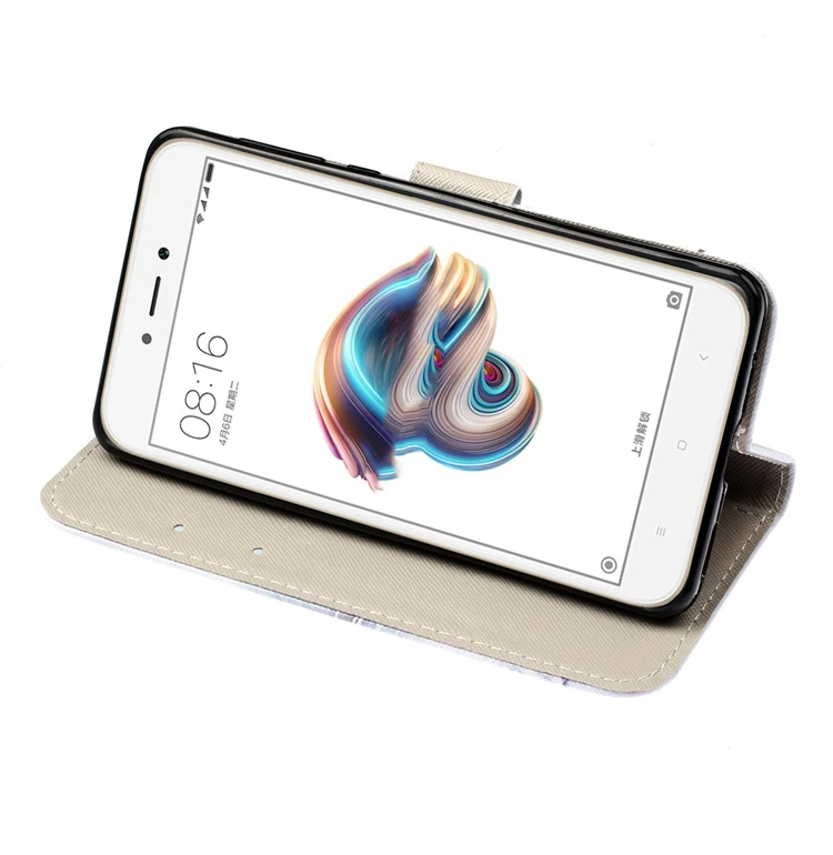 Флип-чехол для Etui Xiomi Xiaomi Redmi 4X 5A 6A 5 Plus Note 6 Pro Note 4 кожаный бумажник с кошкой флип-чехол для телефона Hoesje Capa