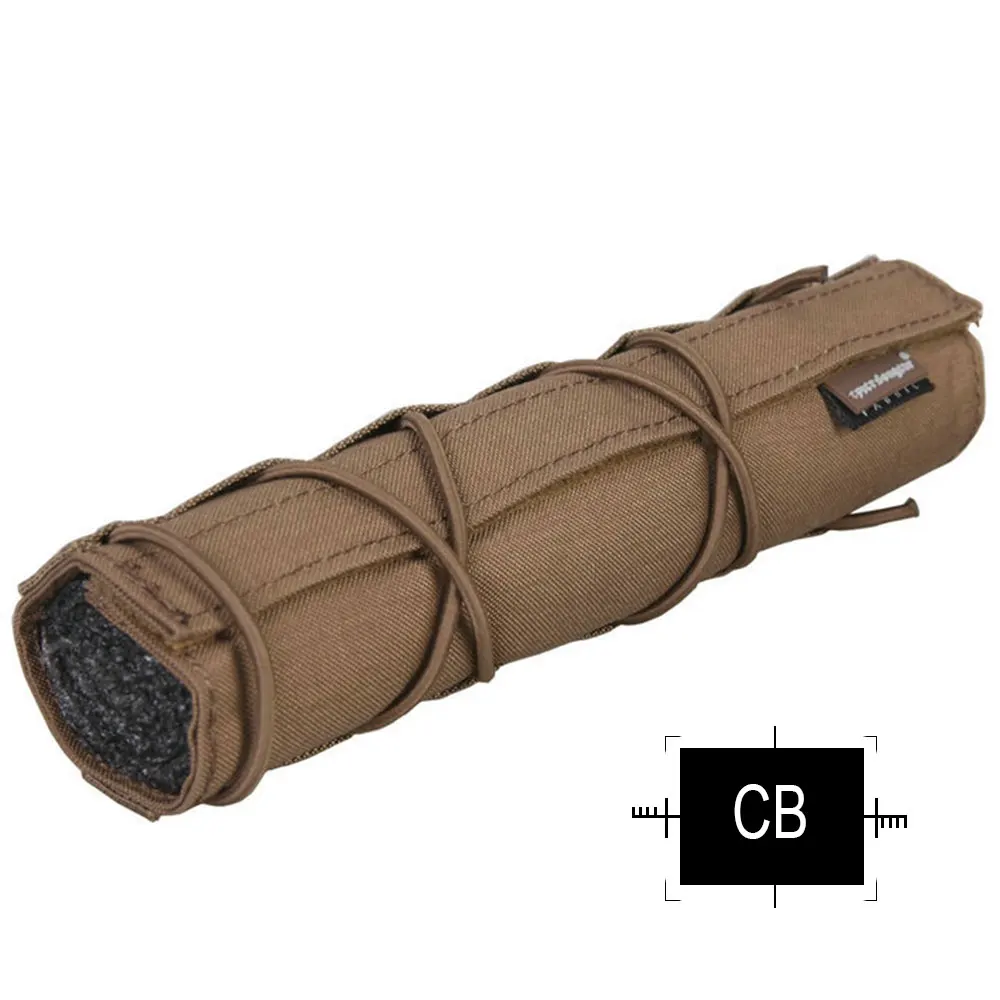 EMERSONGEAR 22 см подавитель крышка страйкбола Тактическая Военная стрельба глушитель быстросъемная крышка EM9330 - Цвет: CB