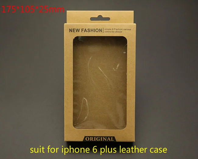 Большой размер крафт бумага модный пакет ПВХ пластиковое окно розничная