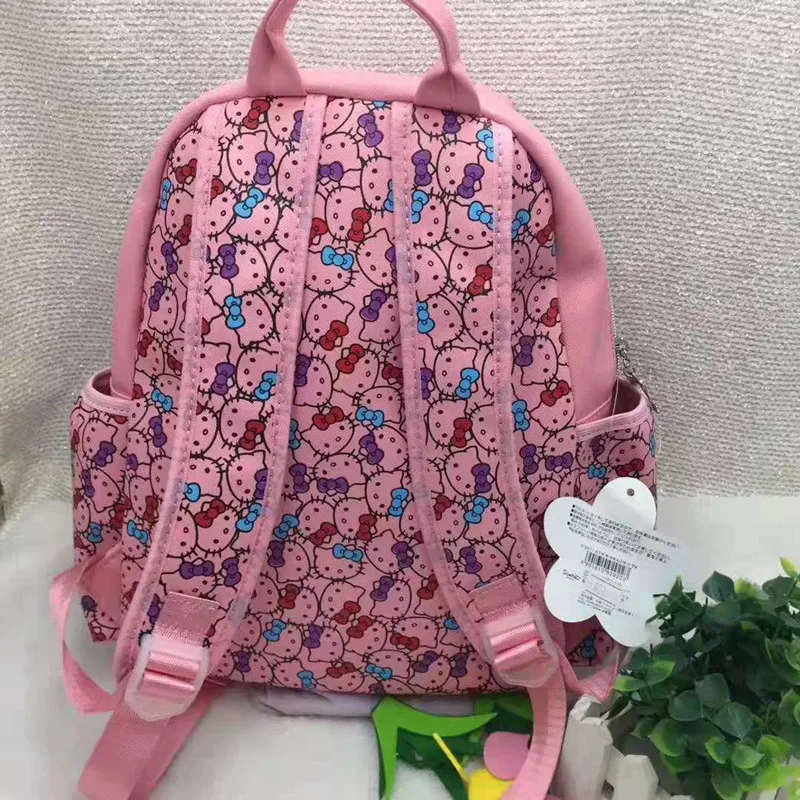 Новые женские сумки Hello kitty черный рюкзак сумка кошелек школьная YEY-3317 | Багаж и