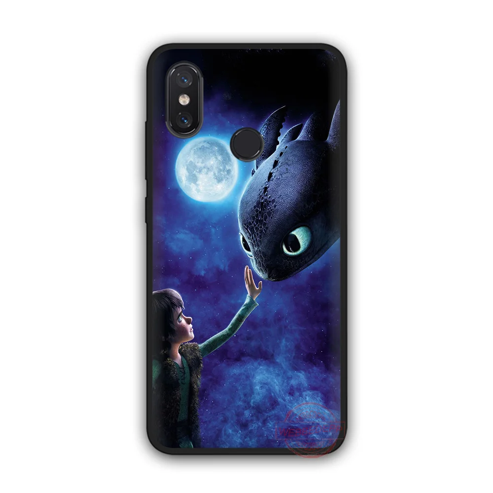 WEBBEDEPP toothless How To Train Your Dragon TPU phone case for Xiaomi Mi 6 8 A2 Lite A1 F1 9 MAX 3 SE |