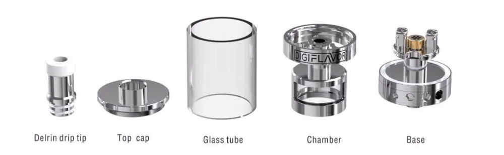 Оригинальный digiflavor Siren GTA MTL цистерна 25 версии 5 мл Топ заполнения genisis танк