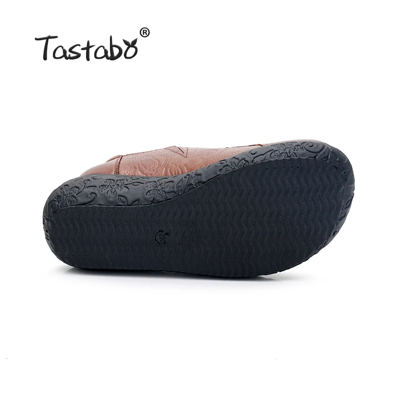 Tastabo/Женская обувь на плоской платформе Обувь ручной работы из натуральной кожи