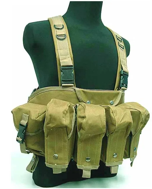 Тактический нагрудный жилет вместительный армейский жилет|combat vest|magazine ak47chest rig |