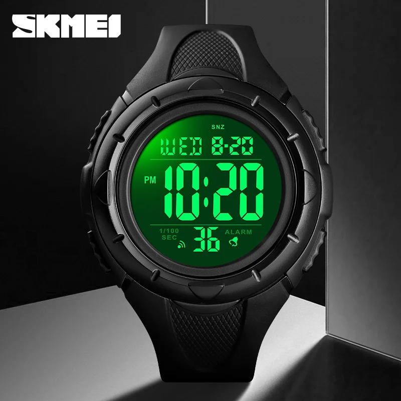 SKMEI 1535 мужские спортивные цифровые наручные часы с обратным отсчетом