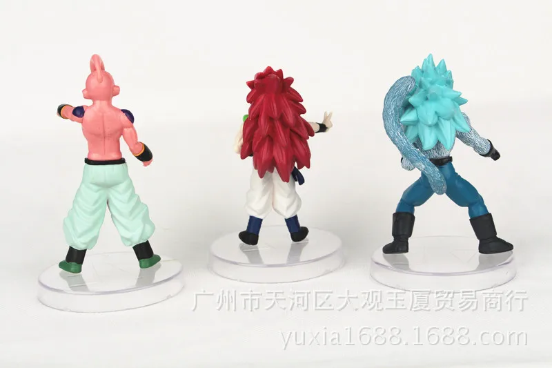 10-12cm 6pcs/set Anime Cartoon Dragon Ball Z PVC Action Figure Goku Son Toys | Игрушки и хобби