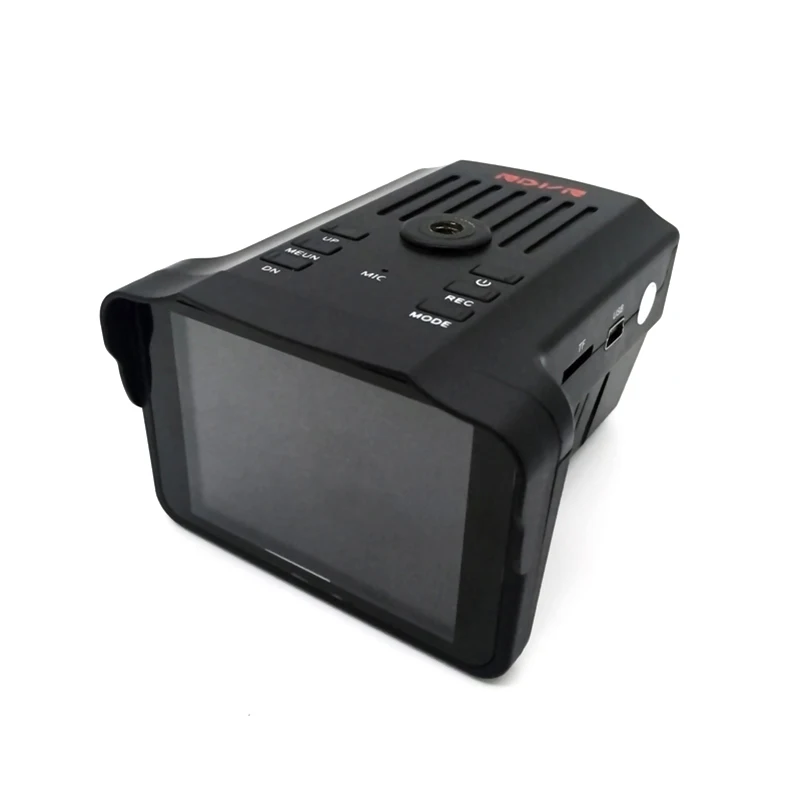 2 в 1 автомобиль hd dvr ДЮСШ Камера 1080 P потока Скорость Антирадары 12 В цифрового