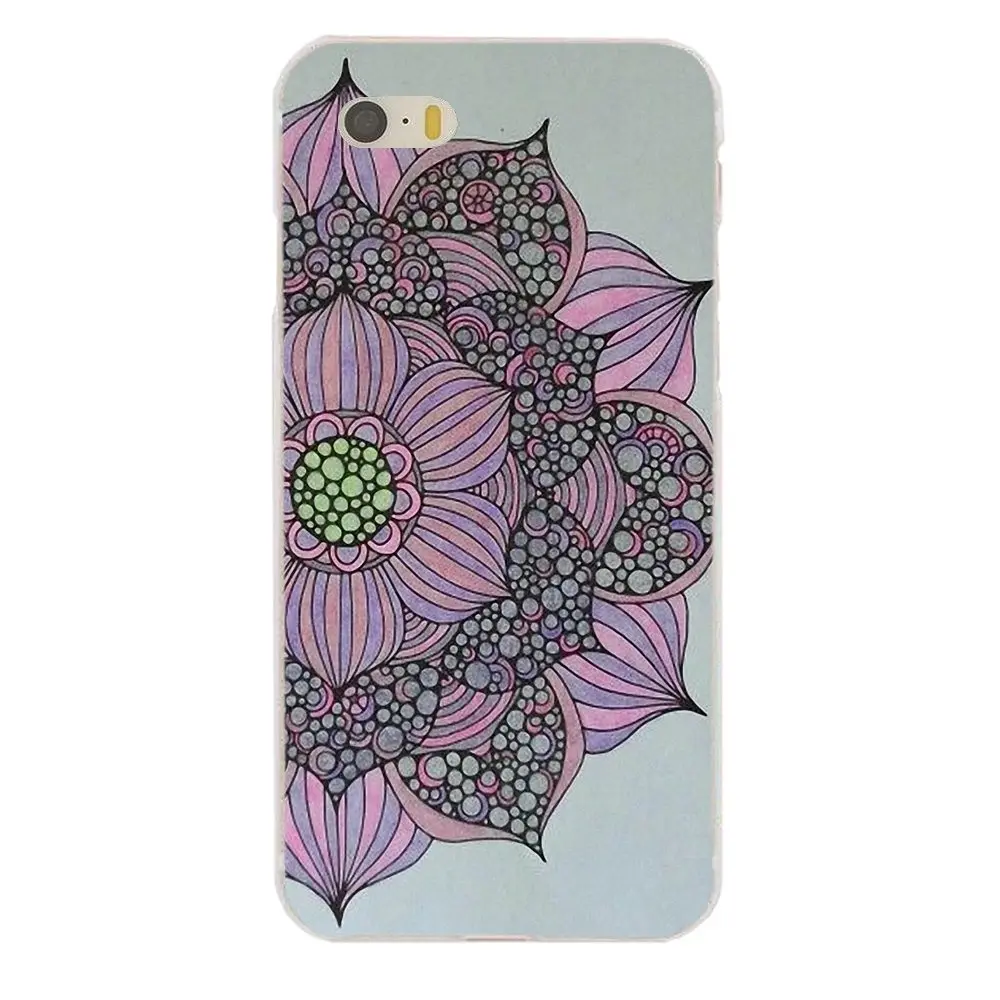 Мягкие Защитные чехлы для телефонов фиолетовая Цветочная Мандала Galaxy J1 J2 J3 J330 J4 J5