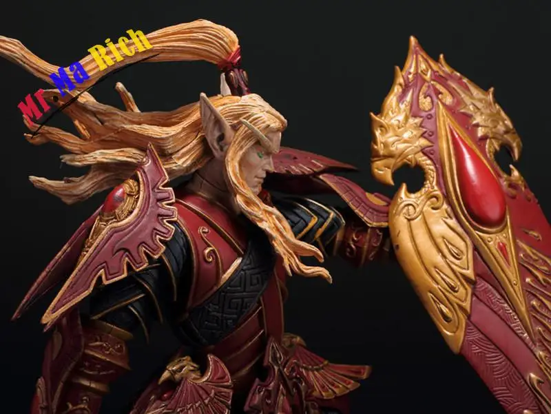Dettagli Сулла Gioco Wow Elfo Del Sangue паладино Квин Tralan Sunfire Giocattolo ди Carattere ПВХ Рисунок 20 см