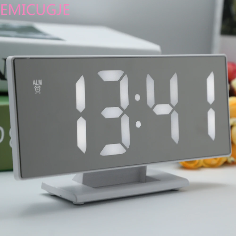 Многофункциональный светодиодный ночник с ЖК дисплеем и кабелем USB|Будильники| |