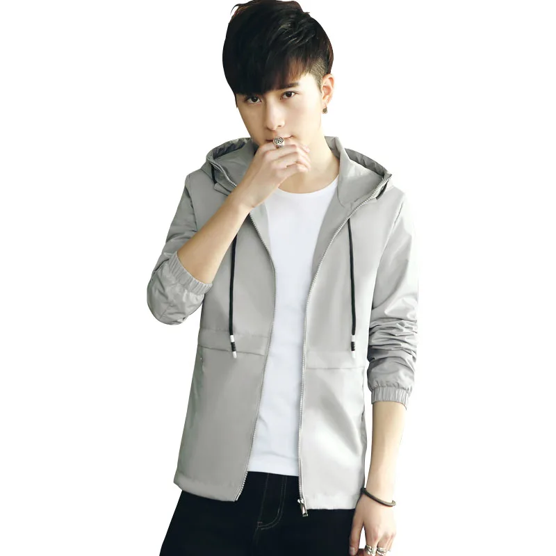 Новые мужские куртки и пальто вскользь куртка весна мужская с капюшоном