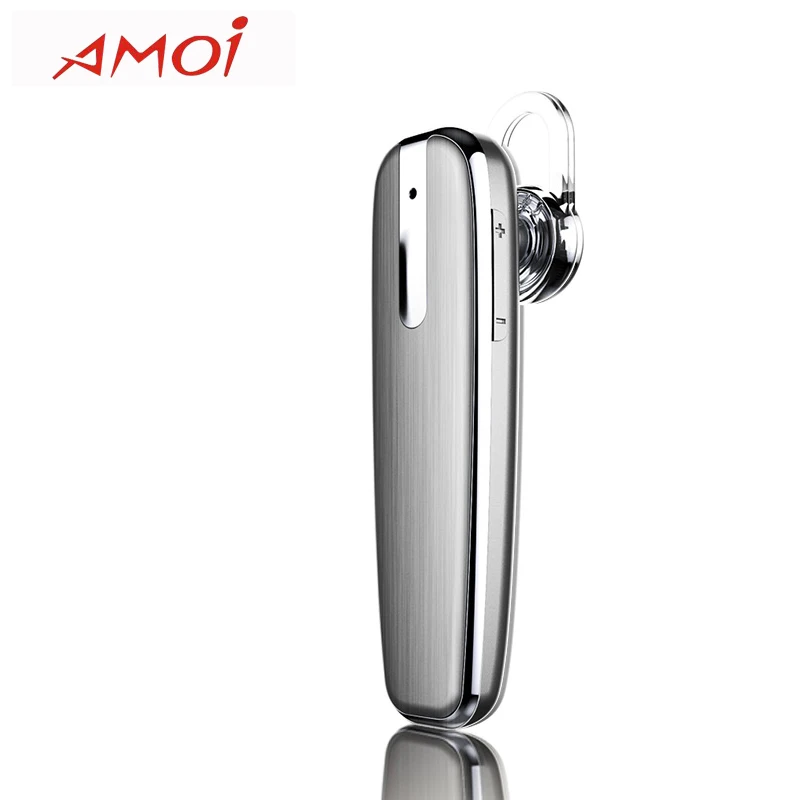 Оригинальный Amoi Bluetooth Беспроводной F5 гарнитура Шум снижение для samsung/htc/Xiaomi/huawei с