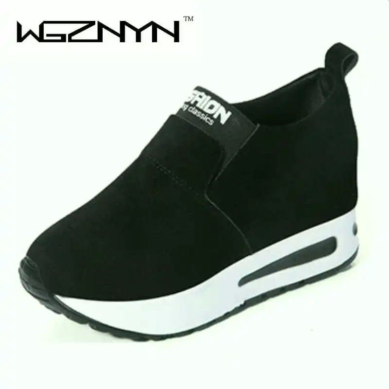 Женская повседневная обувь увеличивающая рост весна-осень модная