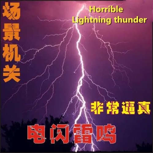 Человеческая камера побега игра молния эффекты гром атмосфера лампа террор дом с