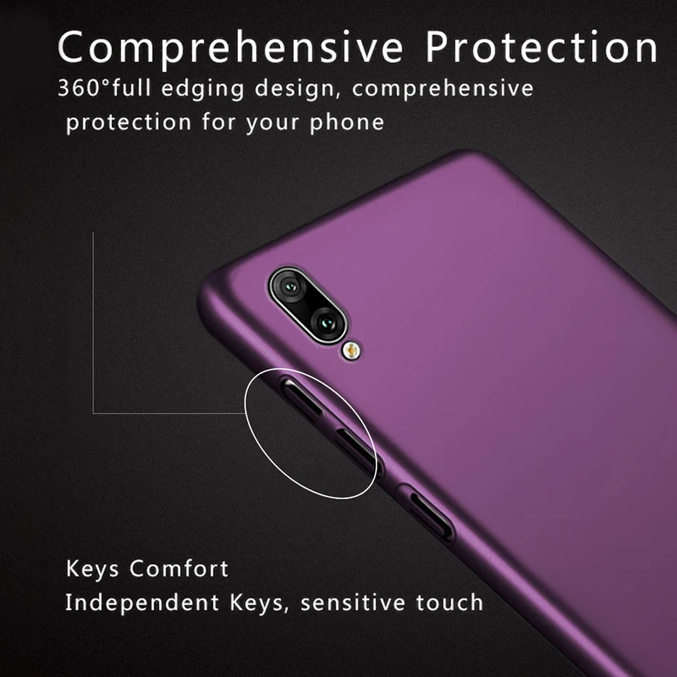 Чехол для Huawei Y6 Pro 2019 жесткий чехол из поликарбоната задней панели телефона