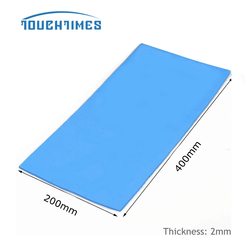

Blue Heatsink Cooling Thermal Conductive Silicone Pad 400mm*200mm*2mm for CPU GPU VGA Chipset