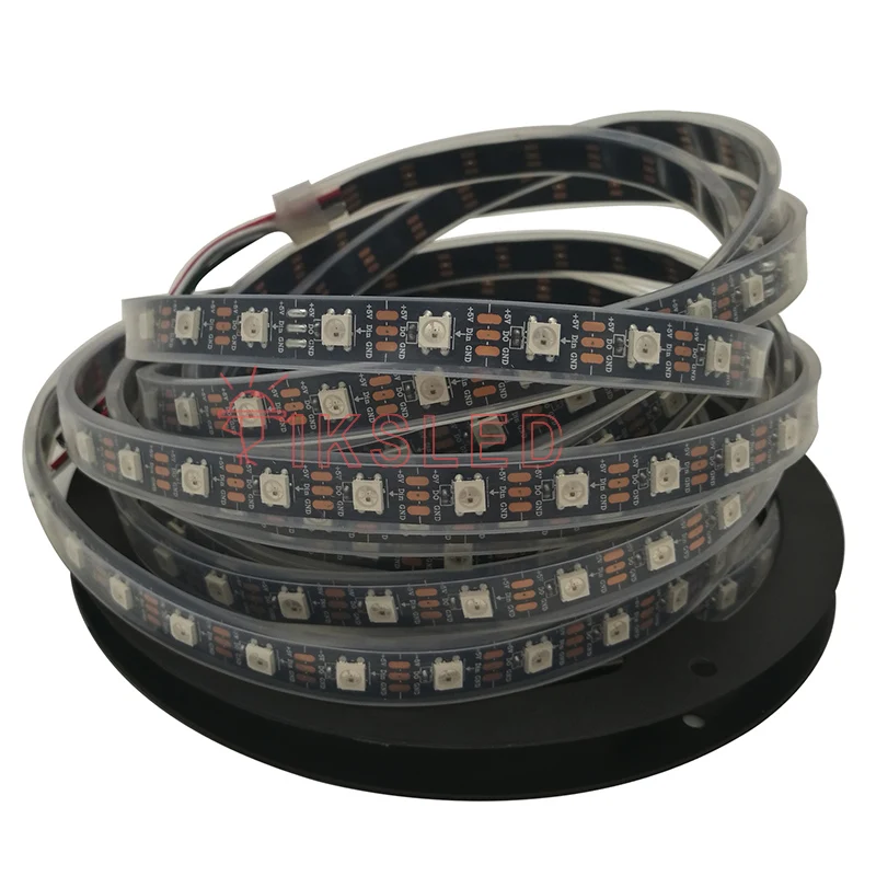 DC5V WS2812B WS2812 светодиодный светильник полосы пикселей умный RGB полоса черный/белый