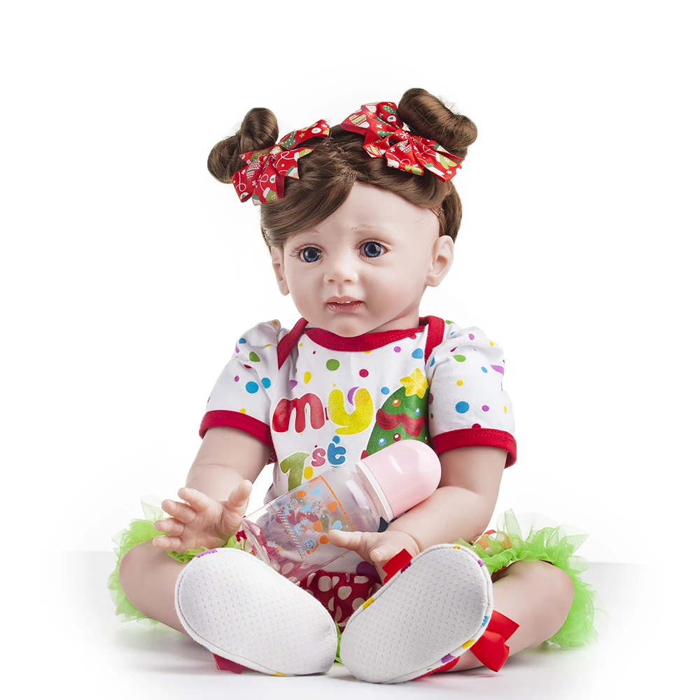 60 см силиконовые виниловые игрушки Reborn Baby Doll для девочек принцесса малыш живые