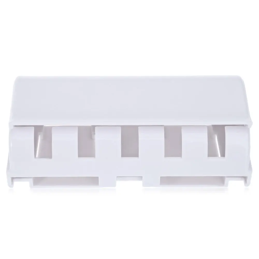 Automatic Toothpaste Dispenser 5 Toothbrush Holder Set Wall Mount Stand Family Sets White Fashion Bathroom | Дом и сад