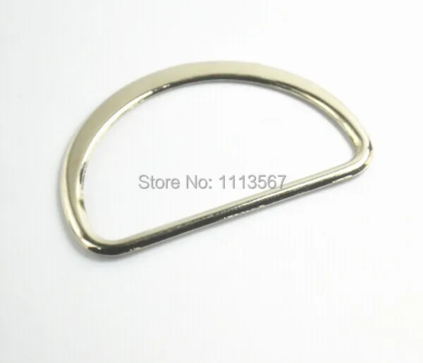 100 шт. серебристые металлические D образные кольца крючки для сумок|belt buckle|buckle for