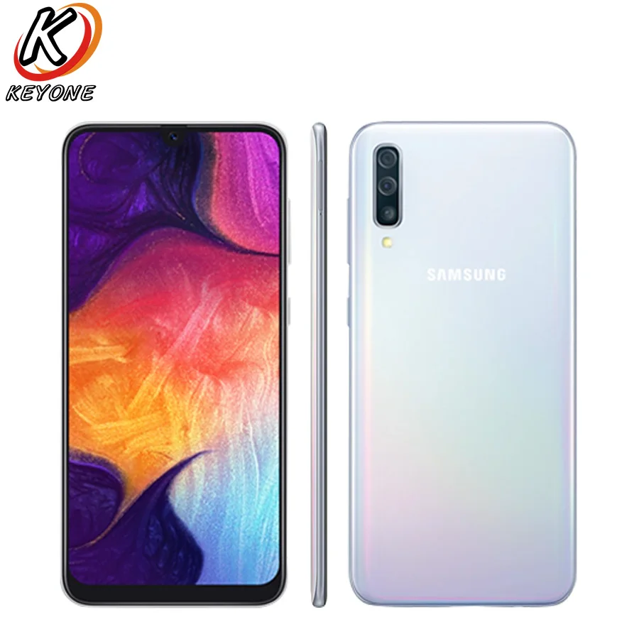 Samsung Galaxy A50 мобильный телефон с 6 4 дюймовым дисплеем восьмиядерным процессором