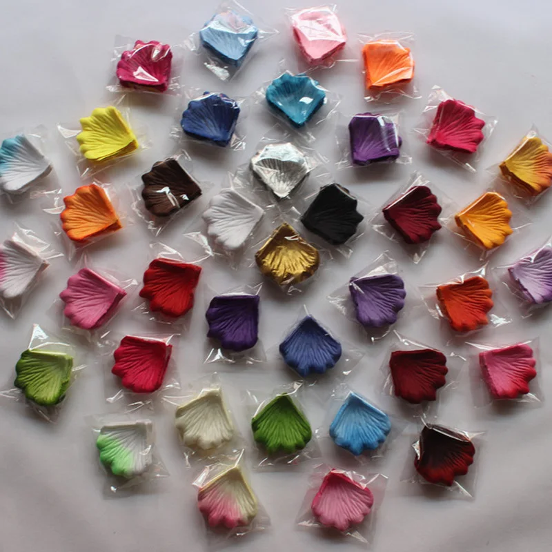 Лепестки роз 5000 шт./упак. Таблица Конфетти украшения ткань искусственный