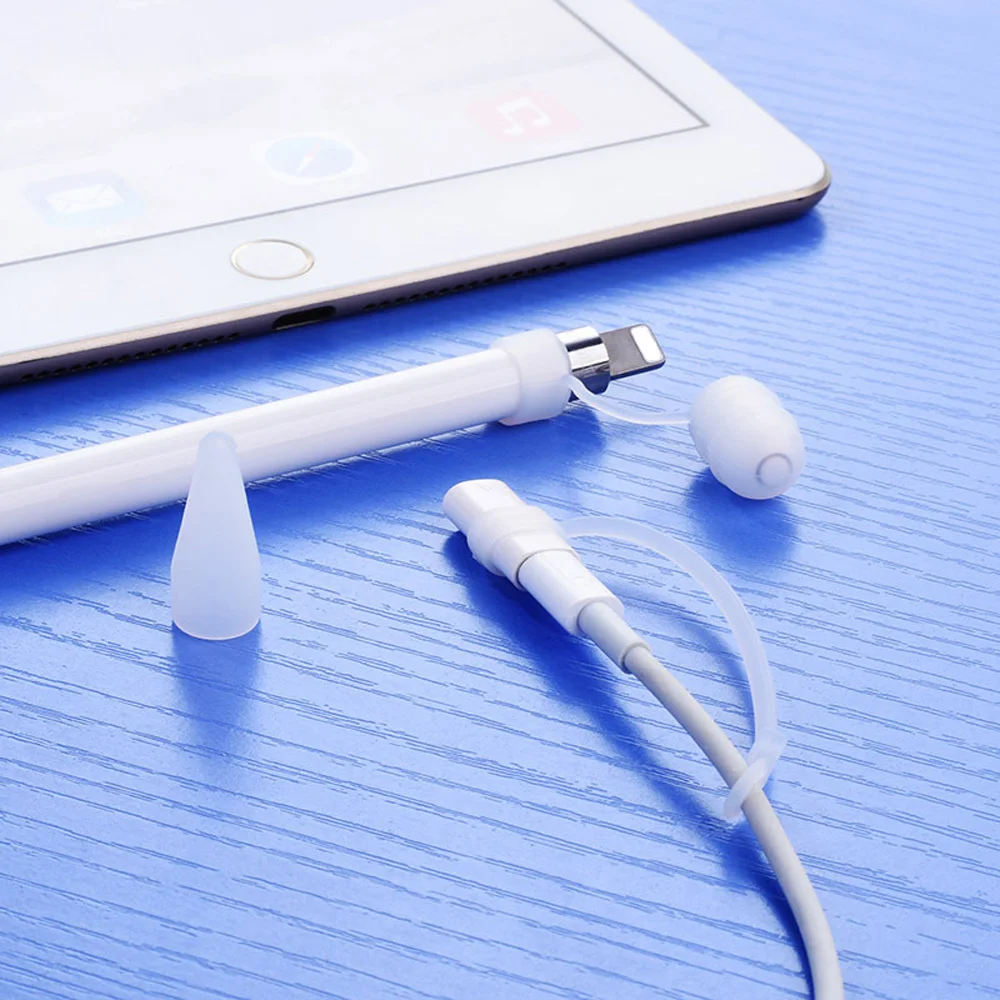 Силиконовый чехол Tether 3 в 1 для iPad Pro держатель карандаша Apple крышка с наконечником
