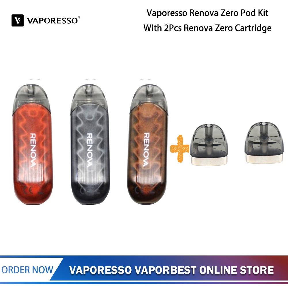 Оригинальная электронная сигарета Vaporesso Renova Zero с 2 мл картриджами для ПК