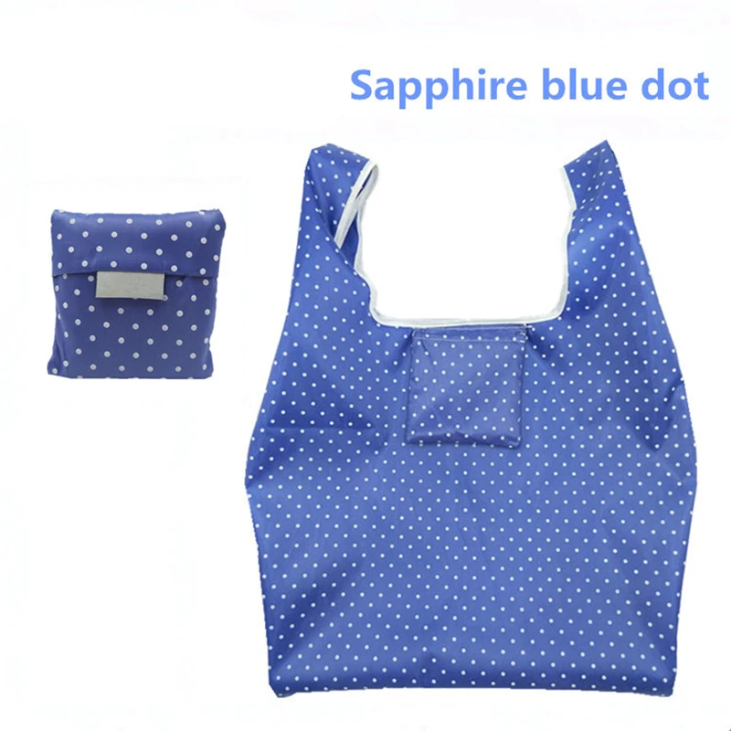 Unisex Foldable Handy Shopping Bag Reusable Tote Pouch Recycle Waterproof Storage Handbags Sample Travel | Багаж и сумки