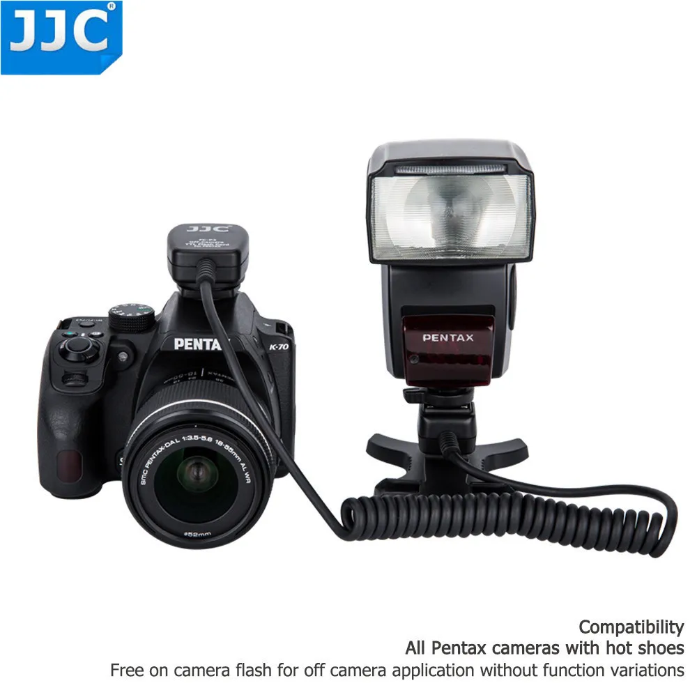 Кабель вспышка JJC для обуви с TTL 1 3 м кабель Pentax фотовспышки функцией моделей FC P3
