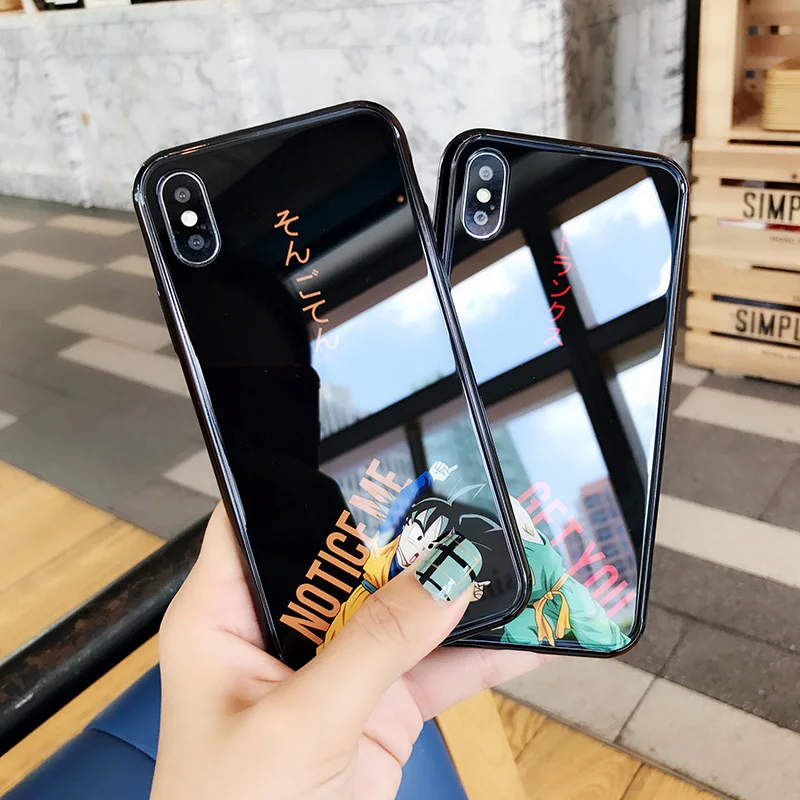 Easterm Ins Роскошные противоударный Закаленное Стекло задняя крышка для iPhone8 чехол
