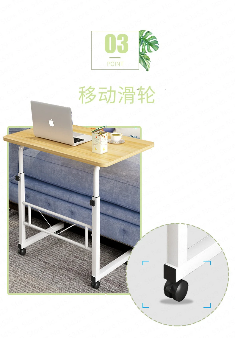 

H 80*50cm Adjustable Height Laptop Desk Portable Movable Mutil-purpose Notebook Computer desks