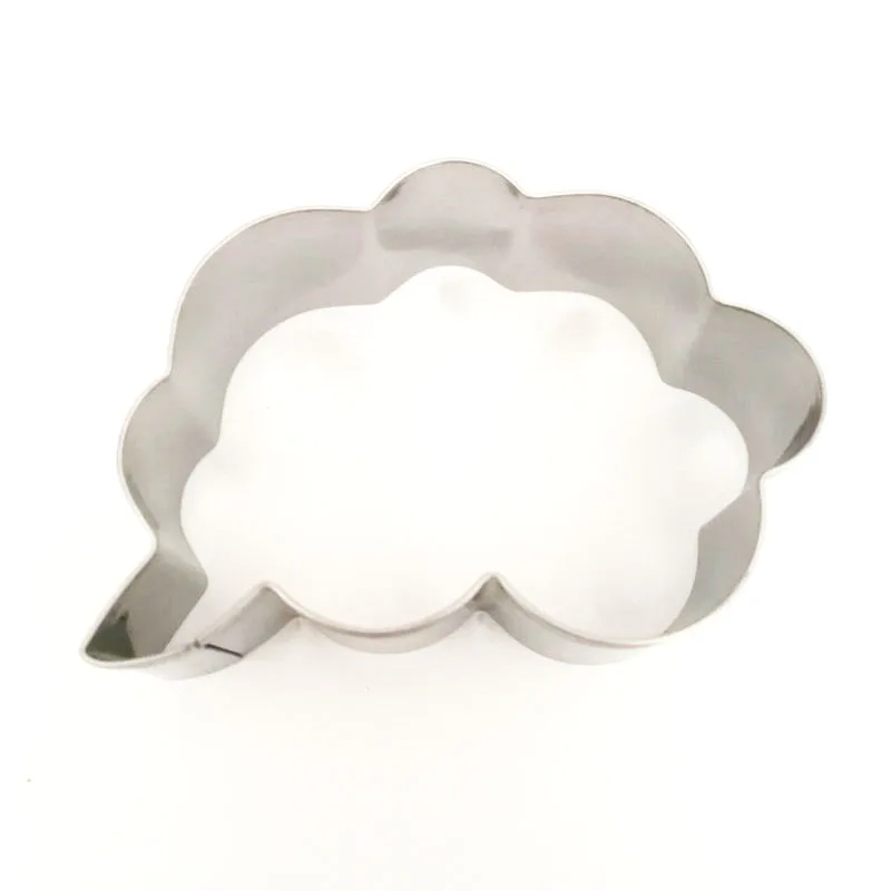 

Creative Dialog Box Cookie Cutter Stainless Steel Biscuit Mold Fondant Cake Decorating Tools Baking Accessories