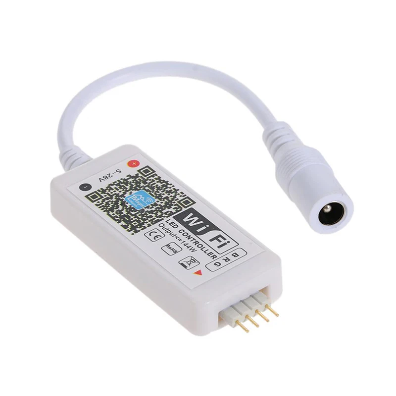 DC5-28V мини RGB Wifi умный контроллер диммер выход 3 канала работает на Android / IOS