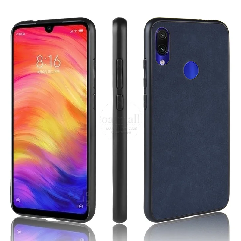 Модный силиконовый мягкий чехол из ТПУ для Xiaomi Redmi Note 7 милый искусственной кожи