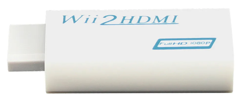 10 шт./лот белый для Wii HDMI Wii2HDMI адаптер преобразователь Full HD 1080P выход 3 5 мм аудио