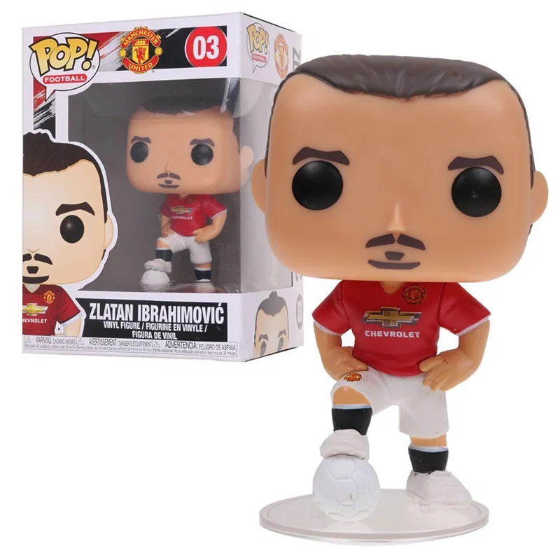 Funko POP Mantel Юнайтед и Ливерпуль Фирмино Садио Мане Мохамед Салах Златан Ибрагимович Pogba фигурка игрушки для детей