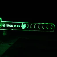 green for iron man his led luminous computer office main box graphics cards custom support frame display card components jack