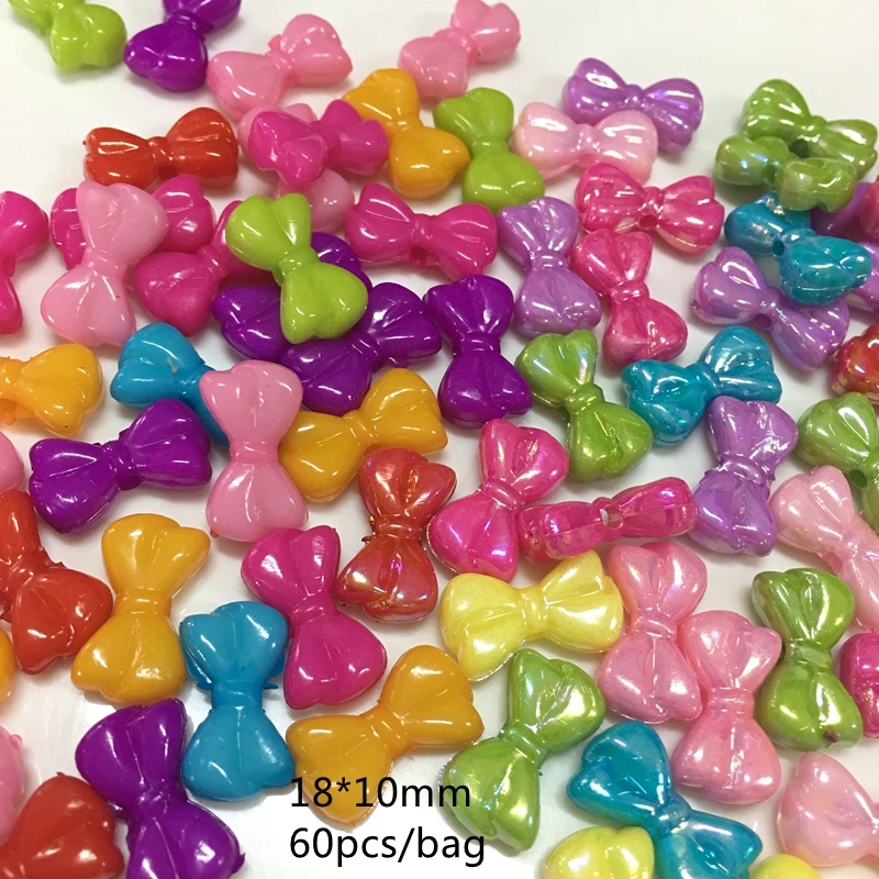 Радужные бусины Meideheng для изготовления украшений аксессуары волос детей