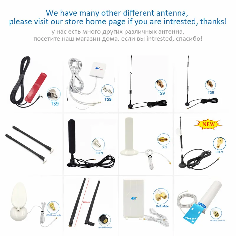

3G antenna 4G LTE external antenna 10dBi 2G GSM antenna 3G indoor antenna with F male connector for indoor use
