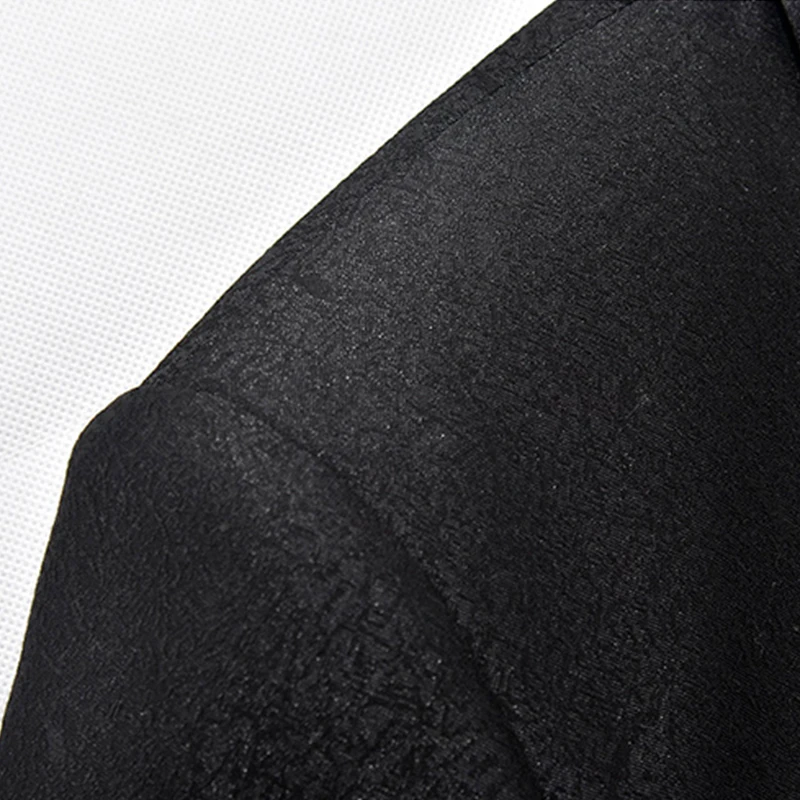 Мужские костюмы для отдыха высокое качество черный блейзер большой размер