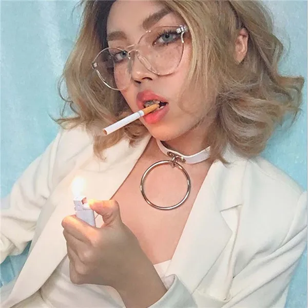 Модные крутые модные в готическом стиле панк с заклепками из кожи воротник