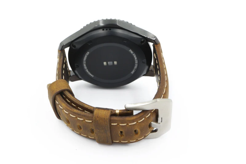 Ремешок URVOI для Samsung Galaxy Gear S3 R760 R770 винтажный кожаный сменный Браслет crazy horse с