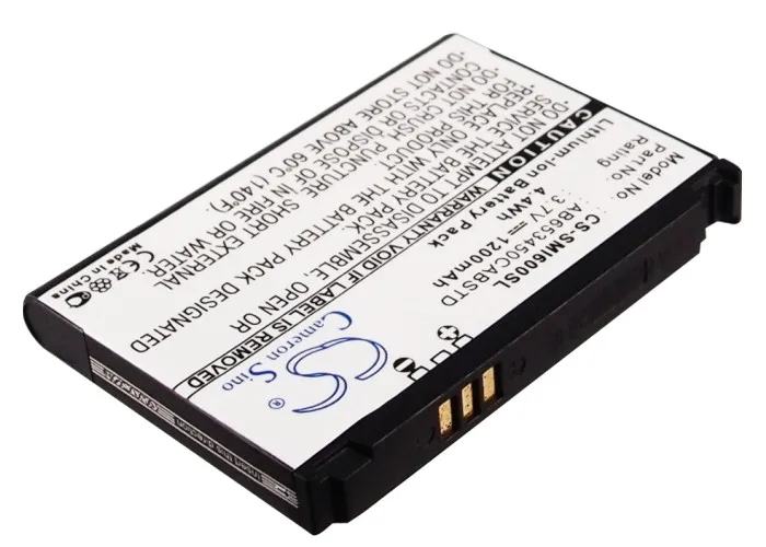 Аккумулятор Cameron Sino AB653450CABSTD AB653450CE AB663450CU для Samsung C6625 C6625v I907 A827 A867 i600 I600V 1200 мАч|cameron
