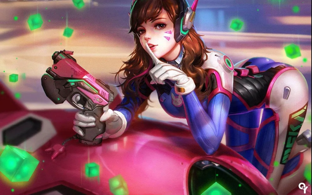 VEVEFHAUNG часы над D. Va пистолет наушники Хана песня DVA оружие пистолет гарнитура косплей костюм реквизит аксессуары для игры