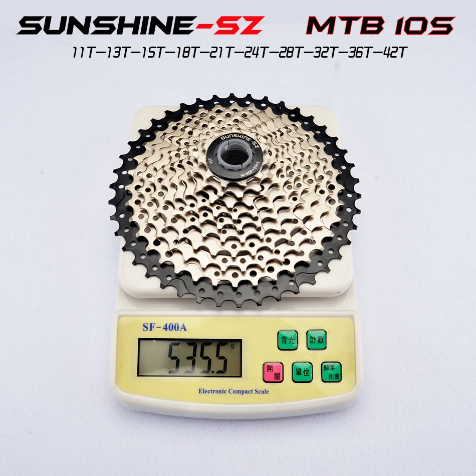 SUNSHINE 8S 9S 10s 11S 30s Geschwindigkeit 36/42/46/50t Freilauf Breite Verhaltnis горный велосипед Fahrrad Schwungrad